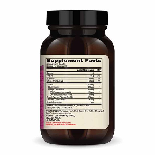 Krill Oil for Women with Evening Primrose, DRM